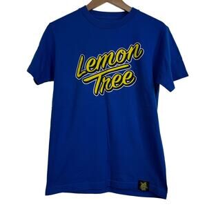 5 for $25| Lemon Life Blue Graphic Tee Mens Size S